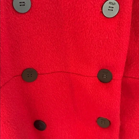 Beautiful red wool coat. - Picture 5 of 12